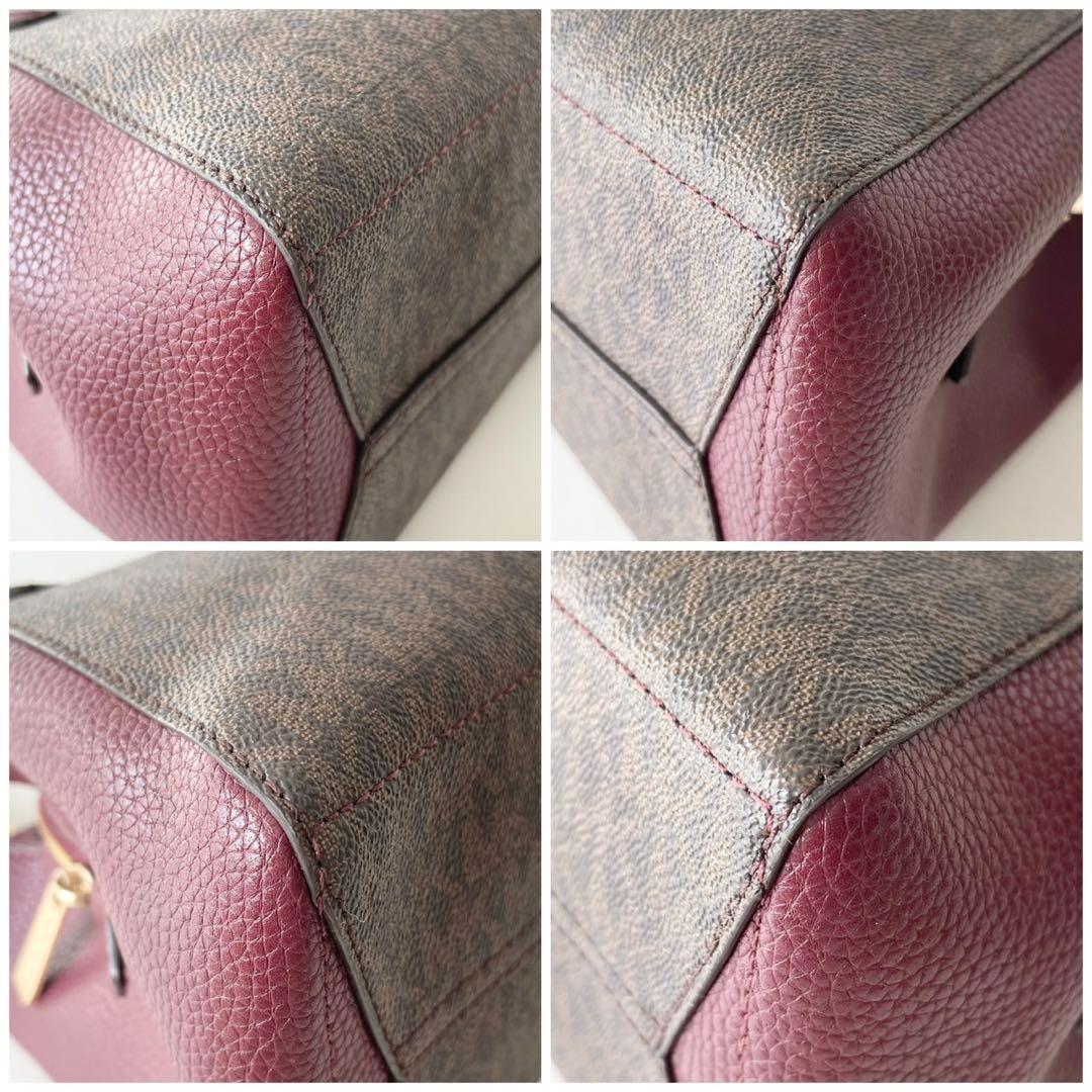 【ほぼ新品】MICHAEL KORS 2way ハンドバッグ サッチェル MK