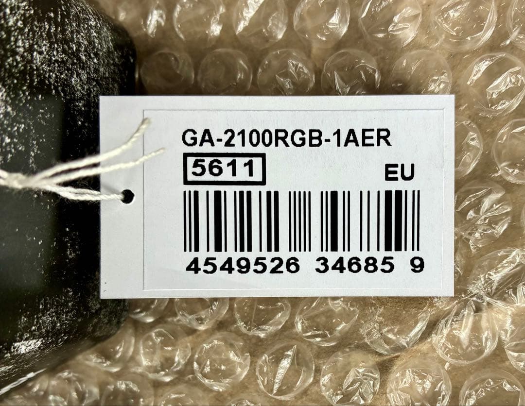 新品未使用　G-SHOCK CASIO GA-2100RGB-1A腕時計　逆輸入