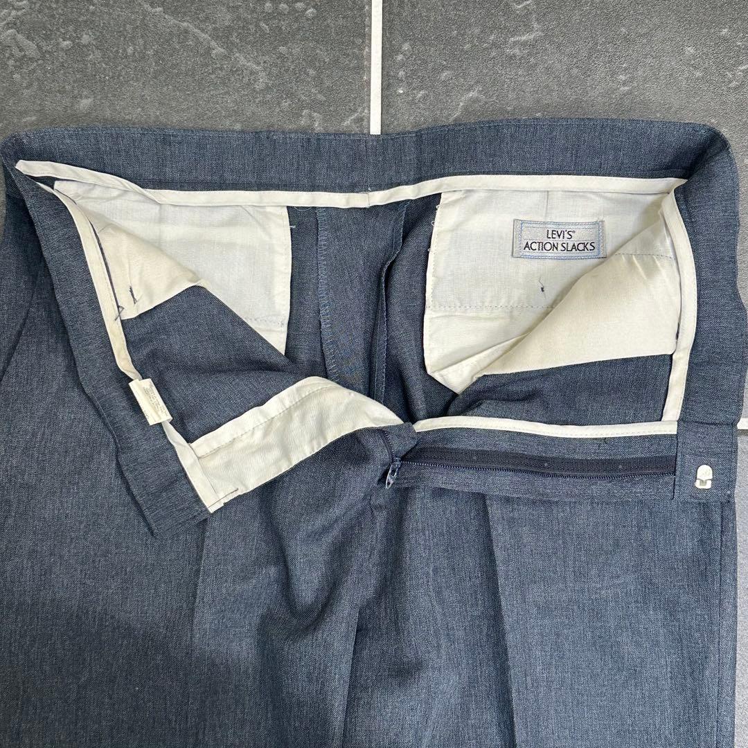 80s Levi’s 【action slacks USA製　36✖️31タロン】