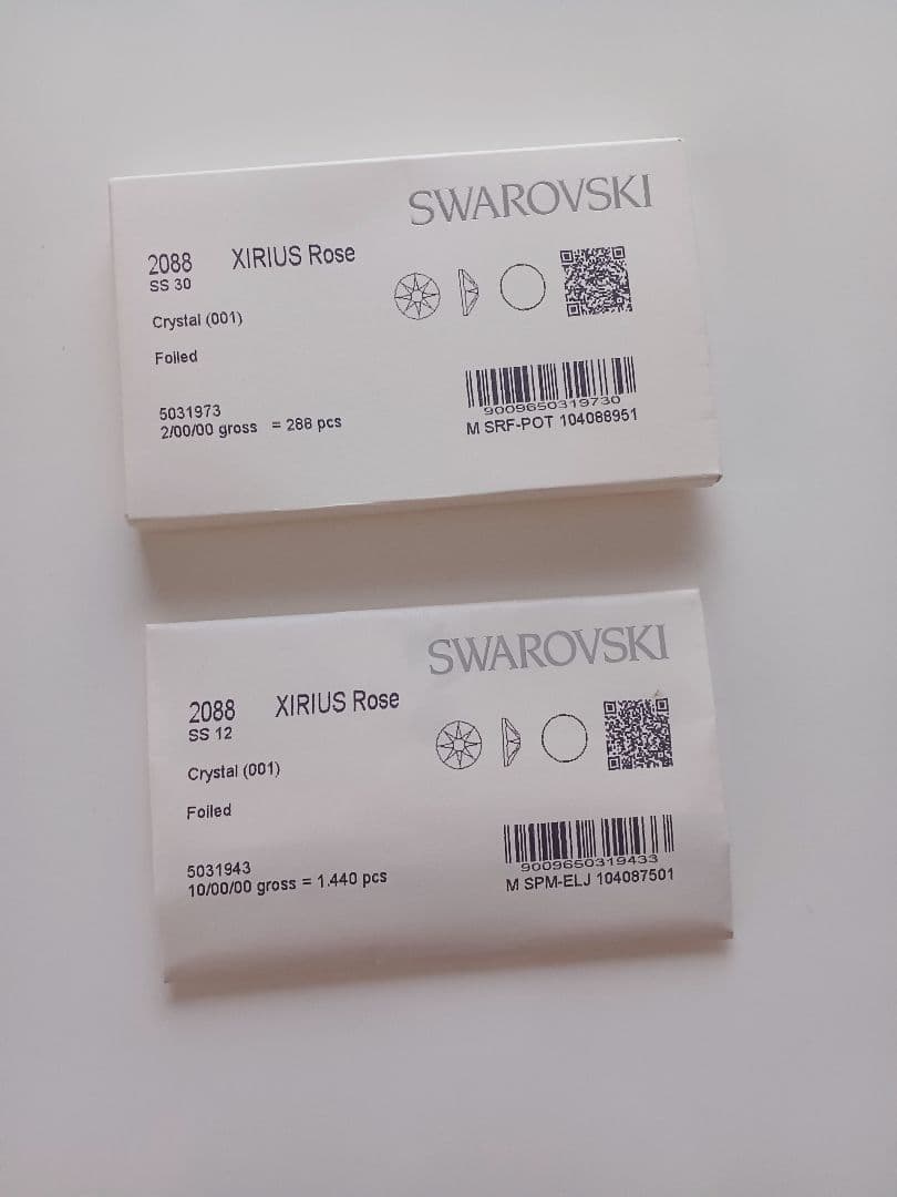 【未開封】Swarovski XIRIUS Rose SS 12 & SS 30