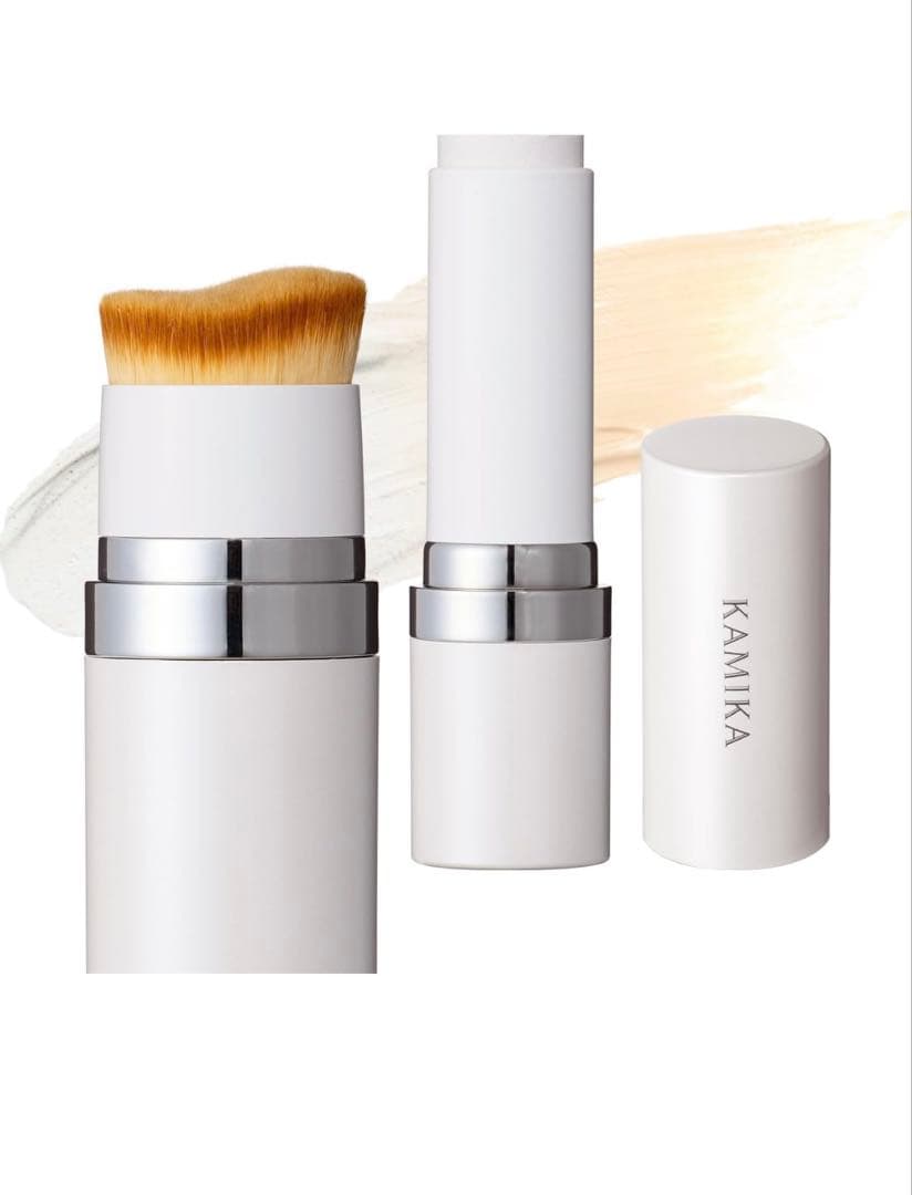 週末セール＊新品КАМІКАシルキースティックファンデーションホワイトガイド付