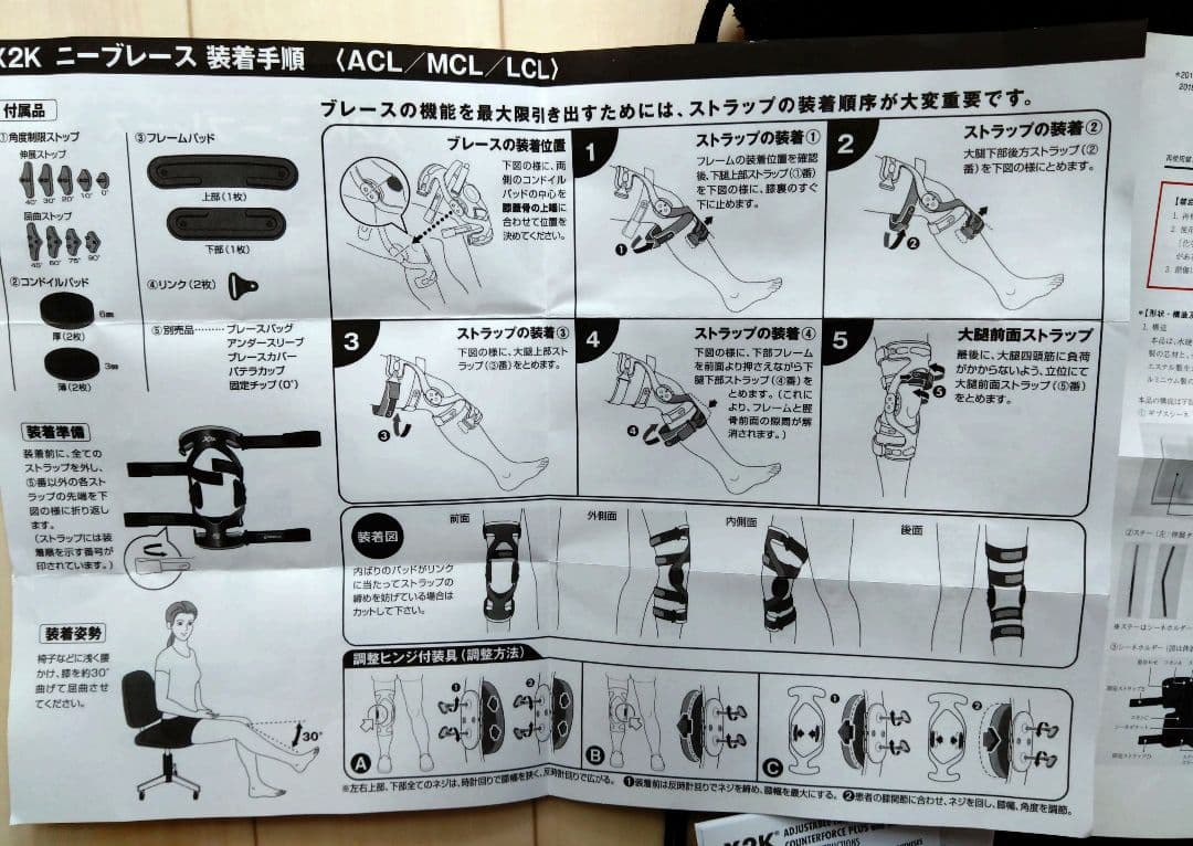 医療用　日本シグマックス㈱ ・ハイブリッドシーネ　ニー ・X2K ニーブレース