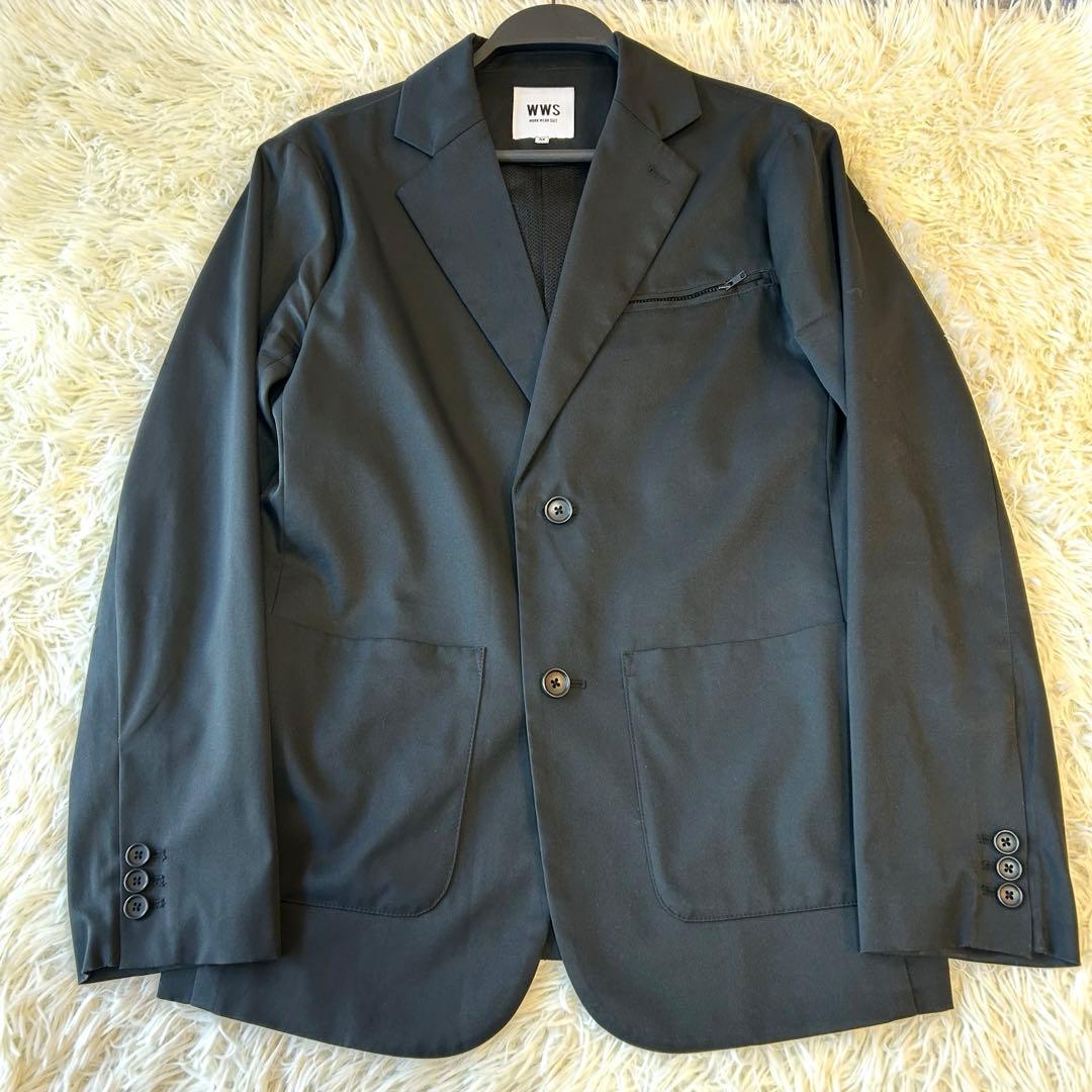 WWS ワークウェアスーツセットアップスーツ　ストレッチ　洗える　撥水