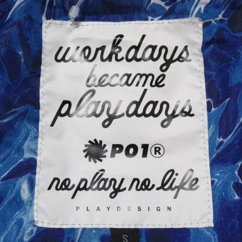 P01 プレイ PLAYDESIGN スノーボードウエア ジャケット S