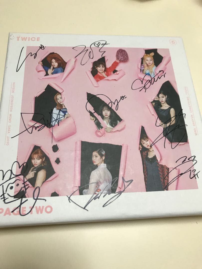 TWICE直筆サイン