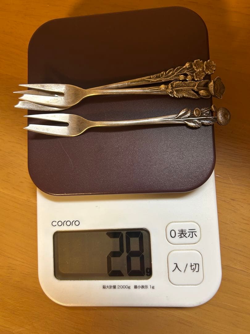 新年セール❗️ Silver 950 カトラリーセット フォーク 3本