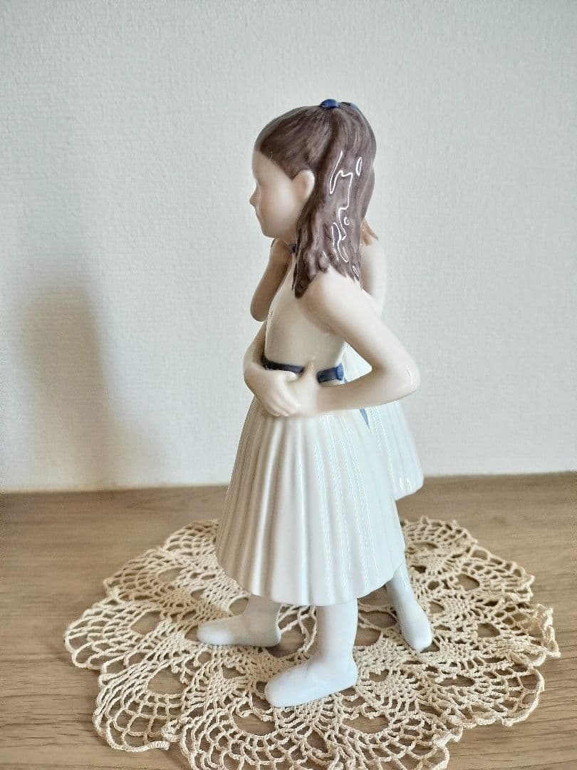ロイヤル・コペンハーゲン　フィギュリン　バレリーナ バレエ　置物 陶器製 2人