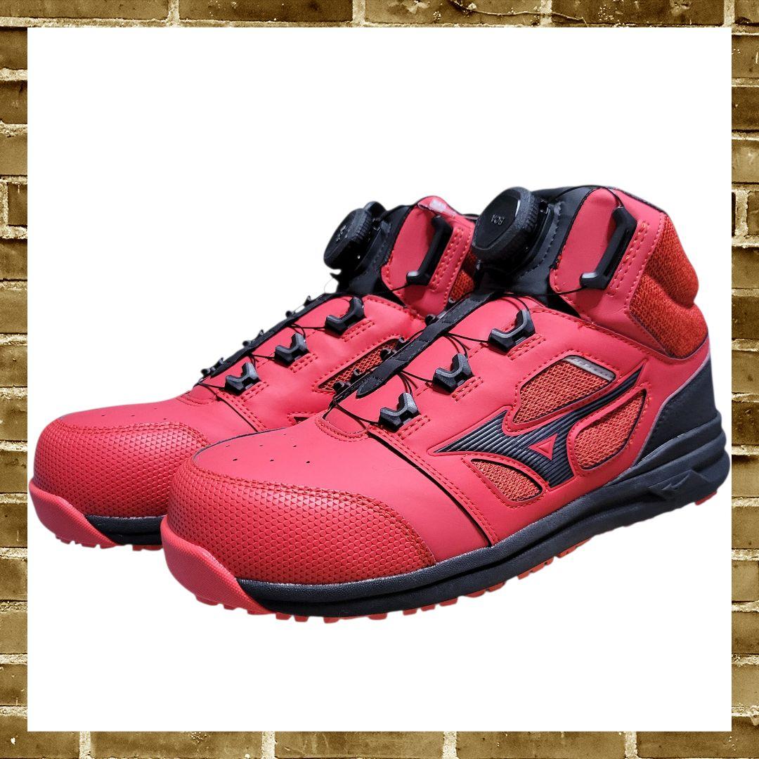 ミズノ 安全靴 オールマイティ LSⅡ73M BOA 25.5cm 作業靴