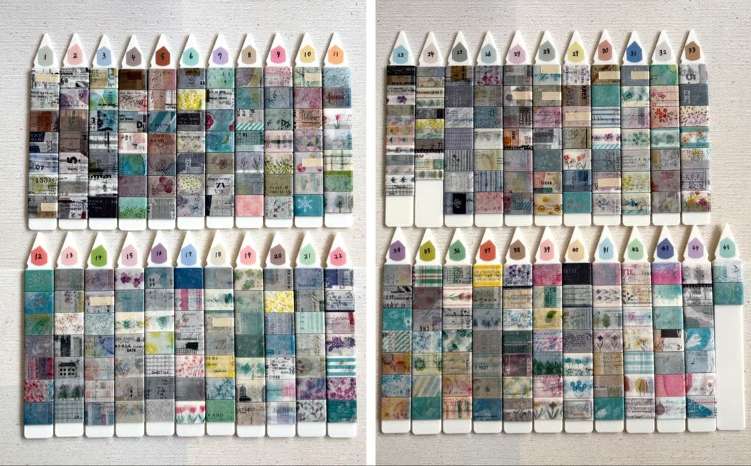 つばさ　ヨハク　マスキングテープ333種類　各約50cmお裾分け　切り売り