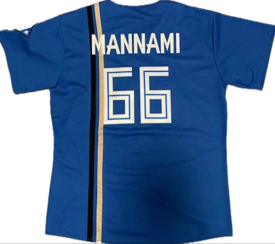 美品未着用　北海道日本ハムファイターズ 万波　ビジターユニフォームXL