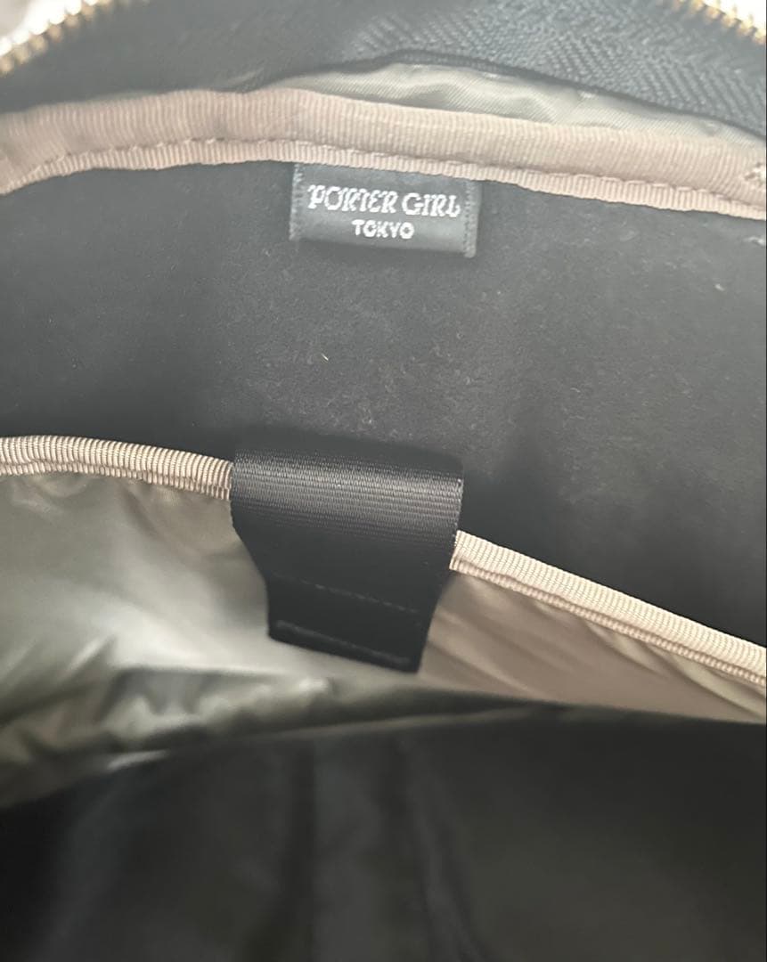 【美品】ポーターガール シア ブリーフケース ビジネス トートバッグ ブラック