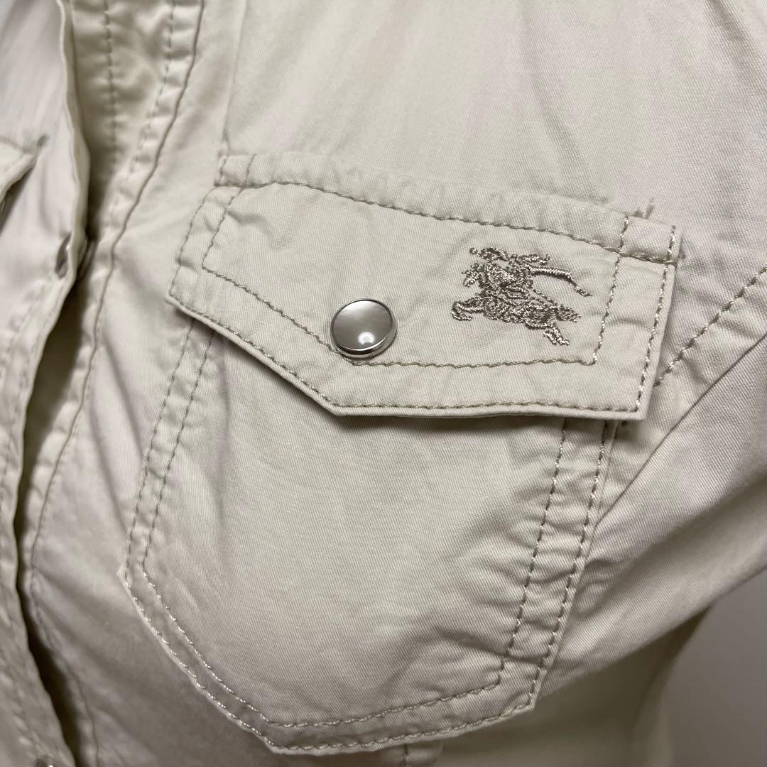 【BURBERRY BLUE LABEL】ホースマーク襟裏袖裏チェックジャケット