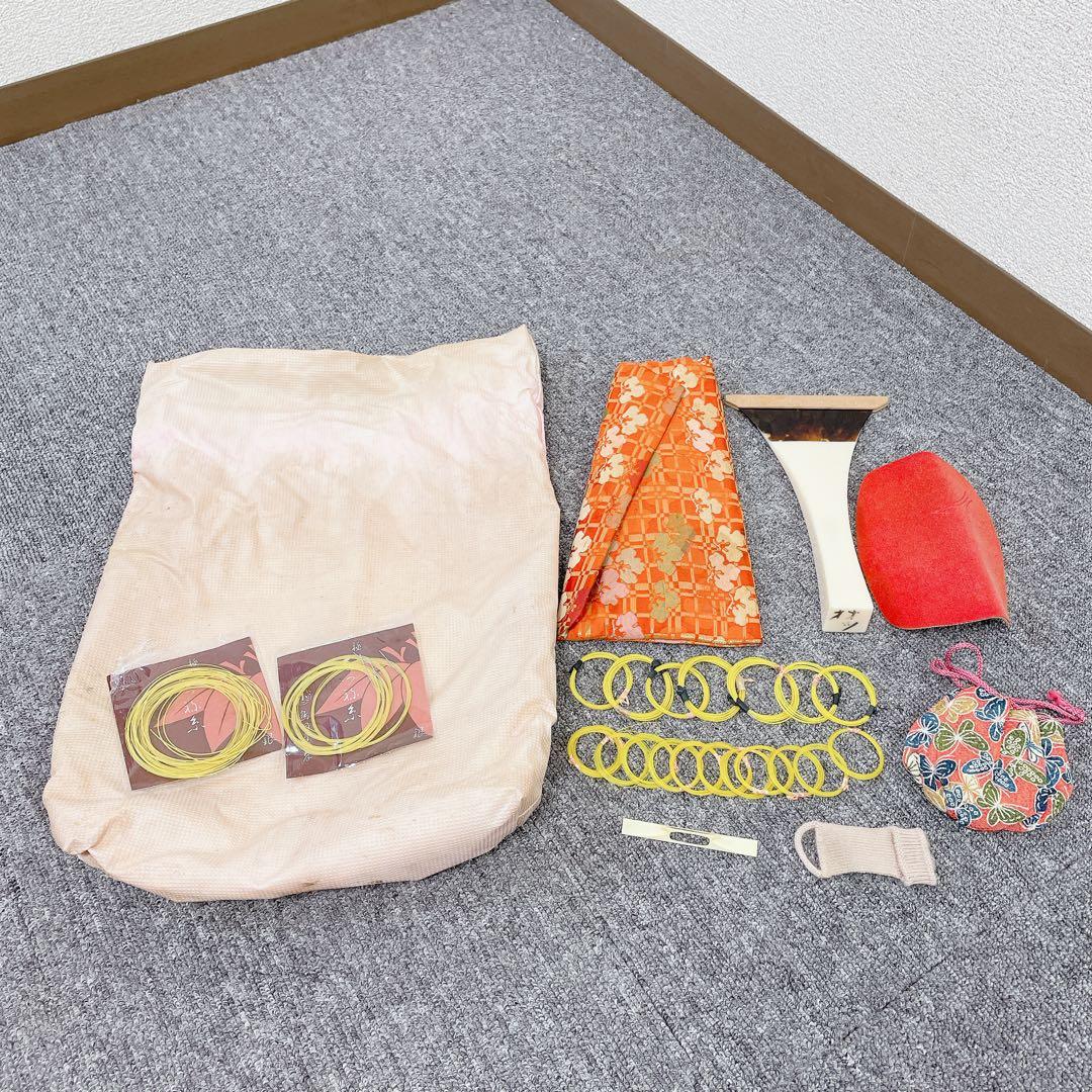 三味線 中棹 花梨 平溝 丸打胴 犬皮 和楽器