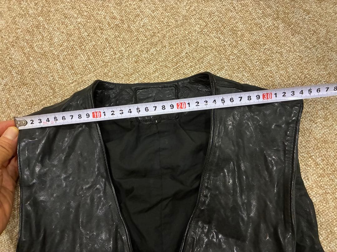 バックラッシュFRENCH SHOULDER GARMENT-DYED VEST