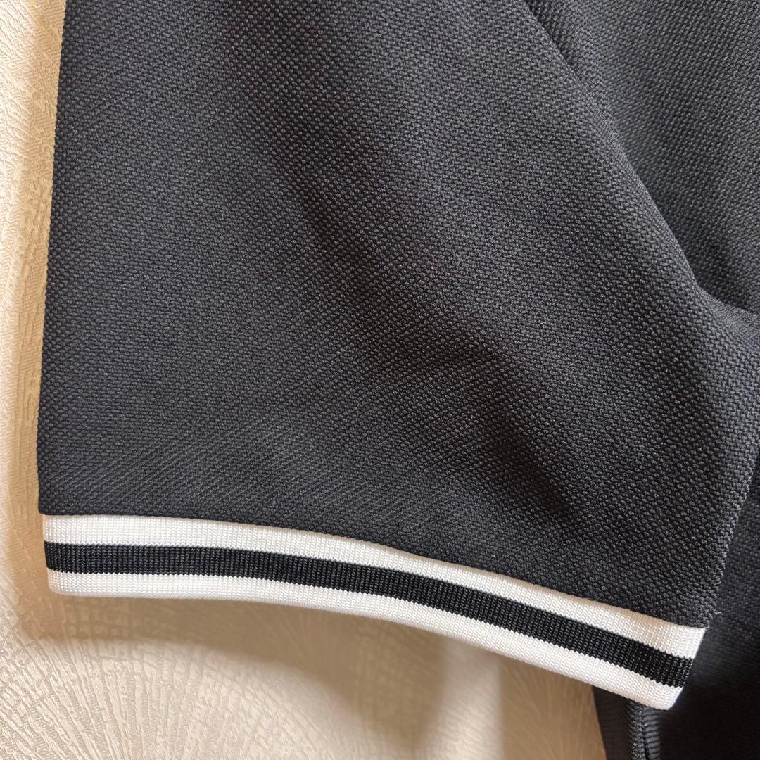 V12 LIB OUT POLOゴルフウェア ポロシャツ 半袖 黒 XL