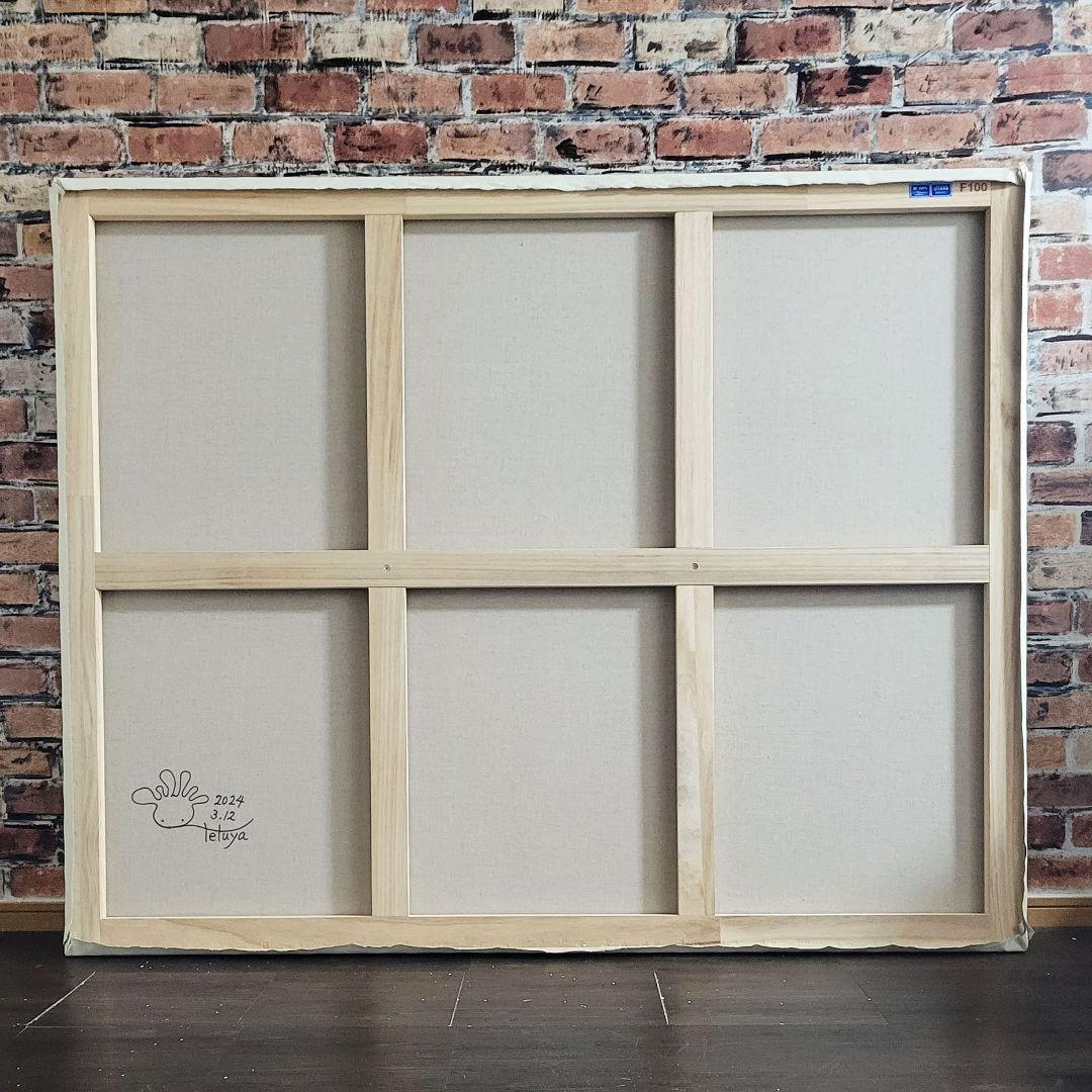 ★鈴木哲也★F100(1620×1300mm)アクリル原画★送料無料#0094