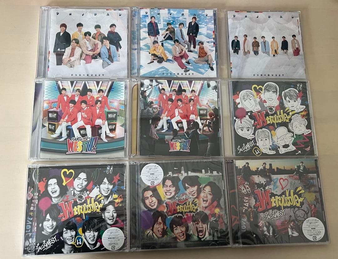 WEST. （ジャニーズWEST）　CDシングル、アルバム55枚まとめ売り