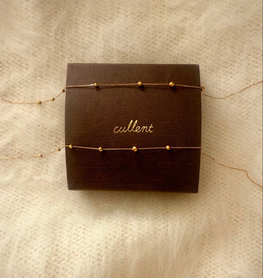 ロングネックレス K18 dance チェーンネックレス 18金 90cm