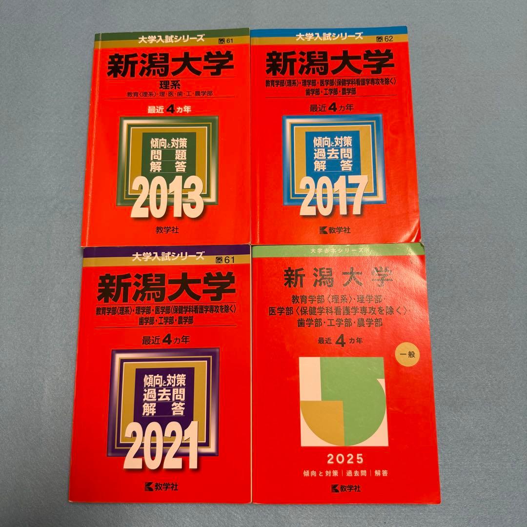 赤本　新潟大学　理系　医学部　2009年～2024年 16年分