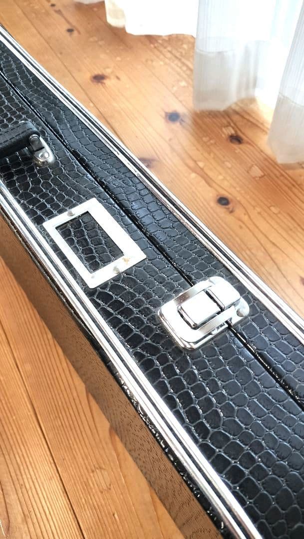 三線 本革 盛島開鐘チーガ 美品