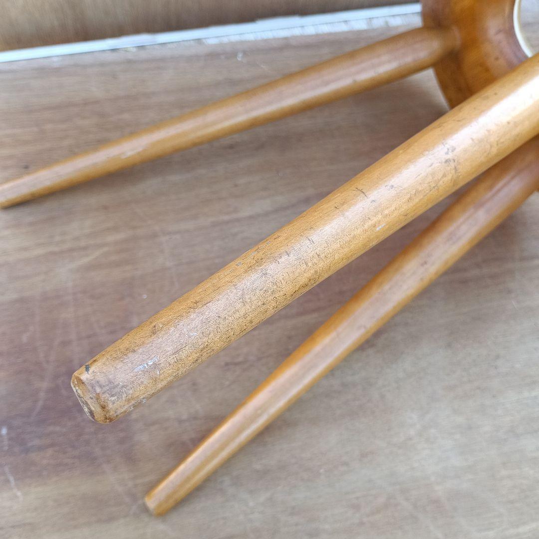 N*6様 4250)天童木工のリングスツール 丸椅子　昭和レトロ