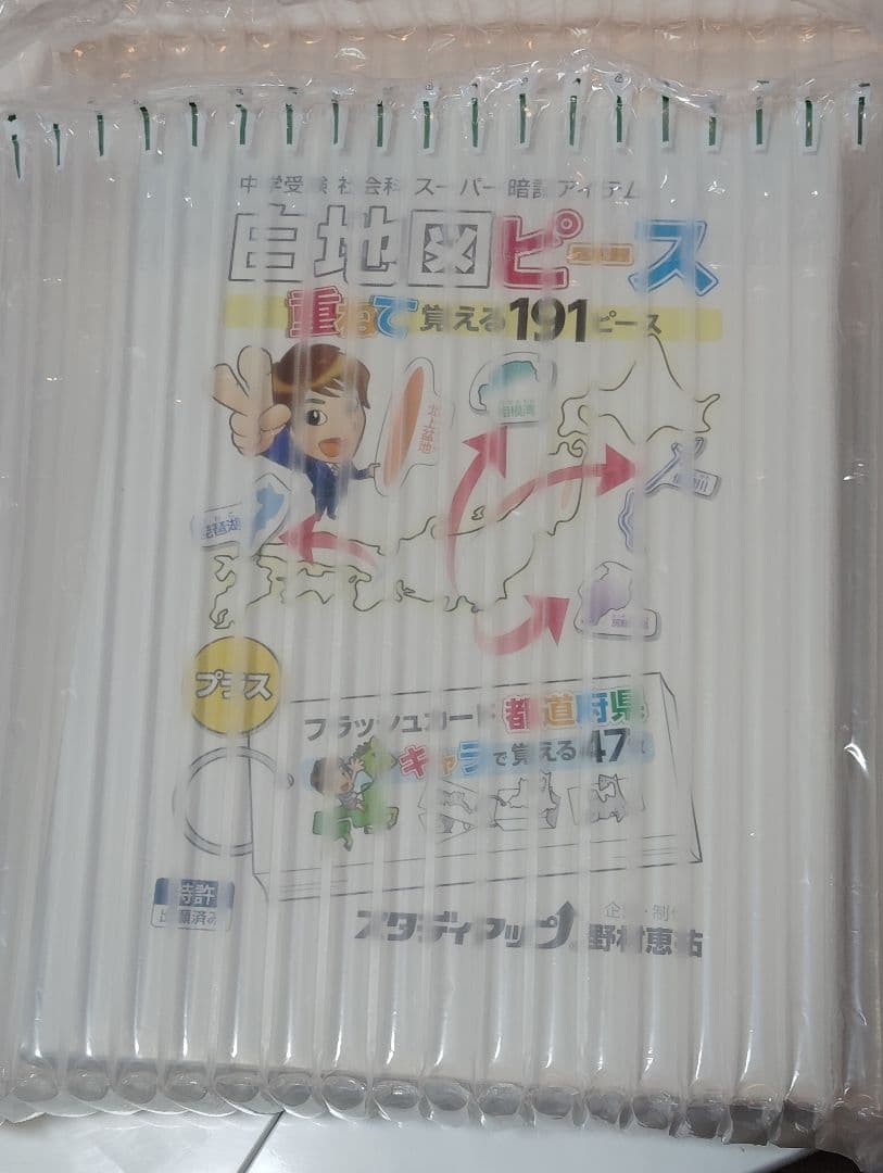 【中学受験】スタディアップ　地図パズル【フルセット】 191ピース