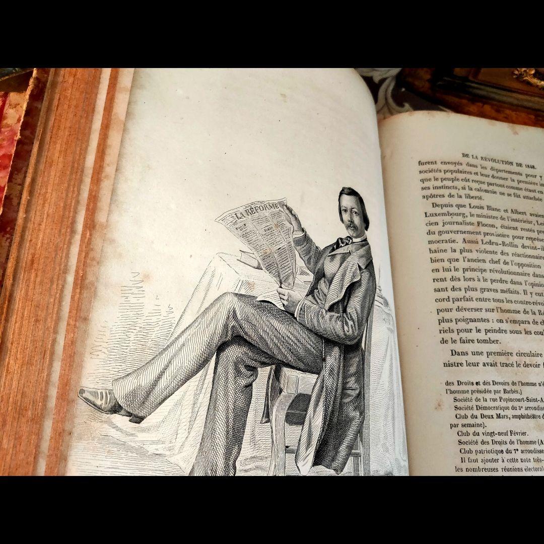 ❤１７０年前❤【フランス・高級アンティーク洋書】４冊セット⭐️革製⭐️希少