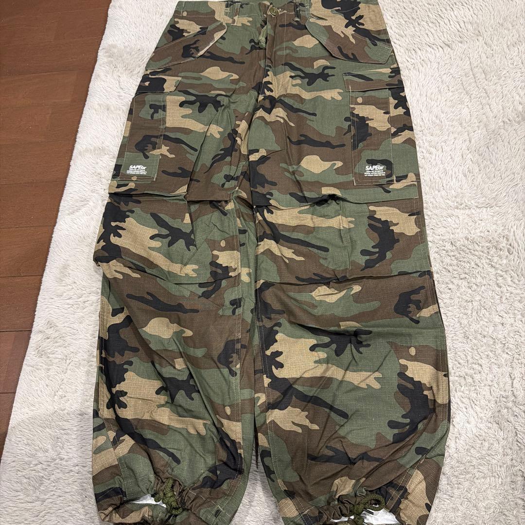 SAPEUR 迷彩 カーゴパンツ