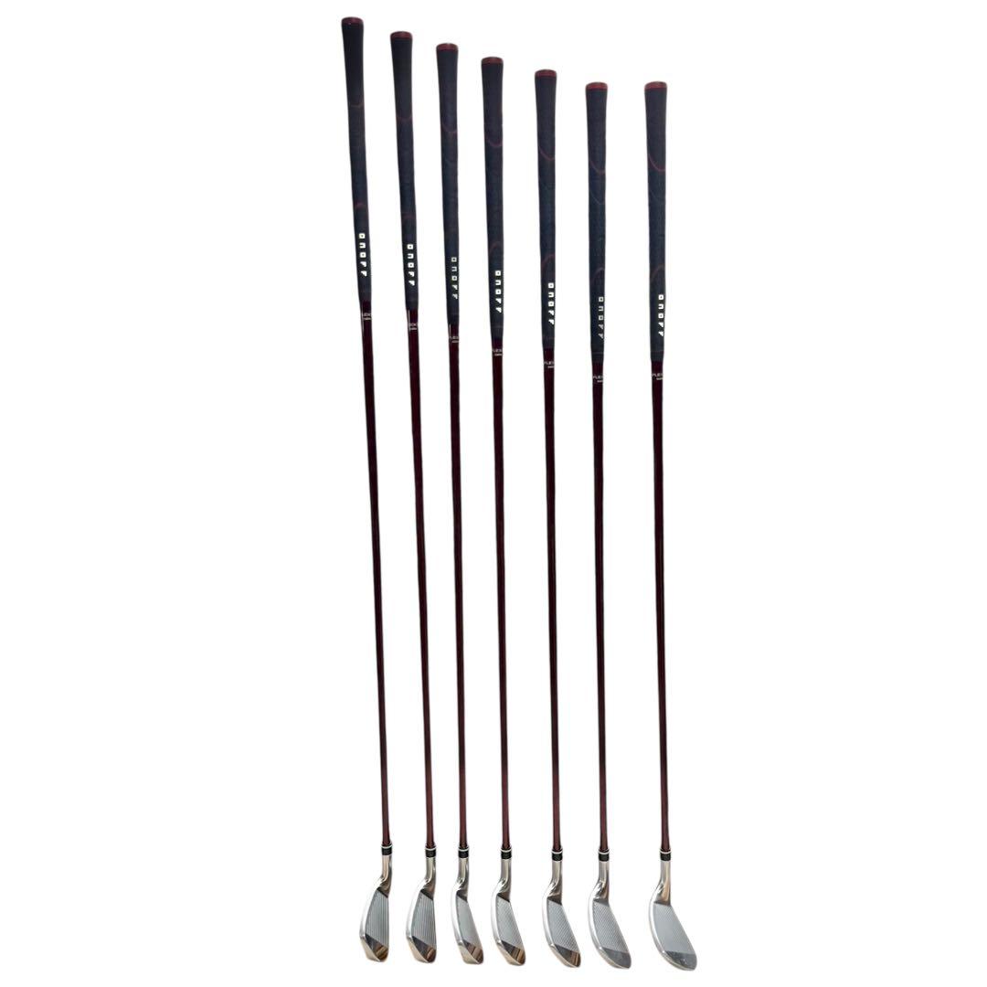 【初心者向】ONOFF レディース アイアン7本 L 右用 LP-408I