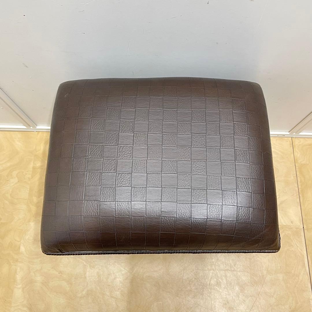 アンティーク調 スツール オットマン 鋲打ち レザー 椅子 イス 英国スタイル