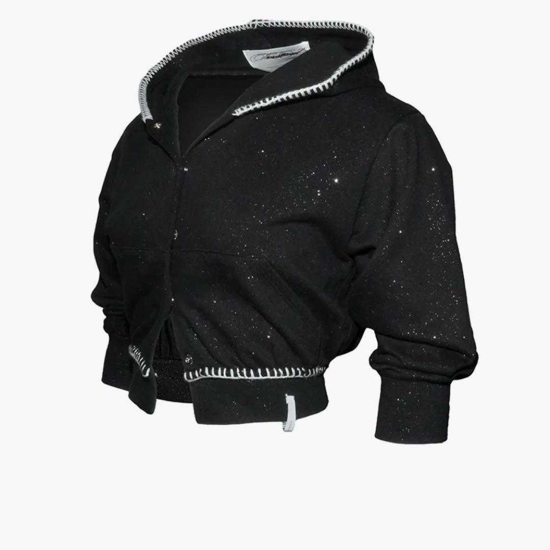 本日限定S mid-sleeve hoodie cropped