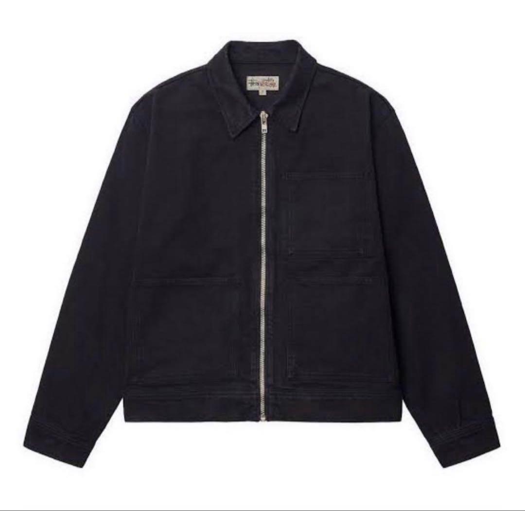 ジャケット・アウター Stussy zip work jacket overdyed