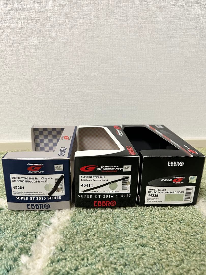EBBRO SUPER GT GT500 GT300ミニカー3台セット