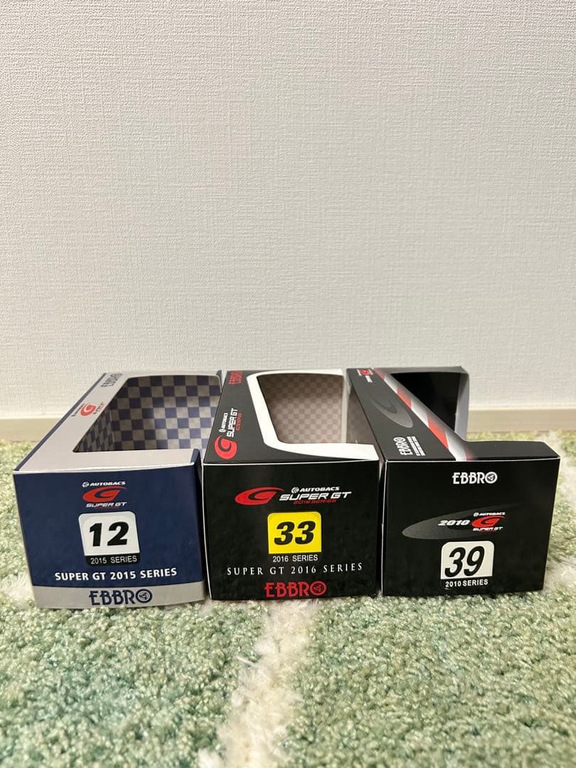 EBBRO SUPER GT GT500 GT300ミニカー3台セット
