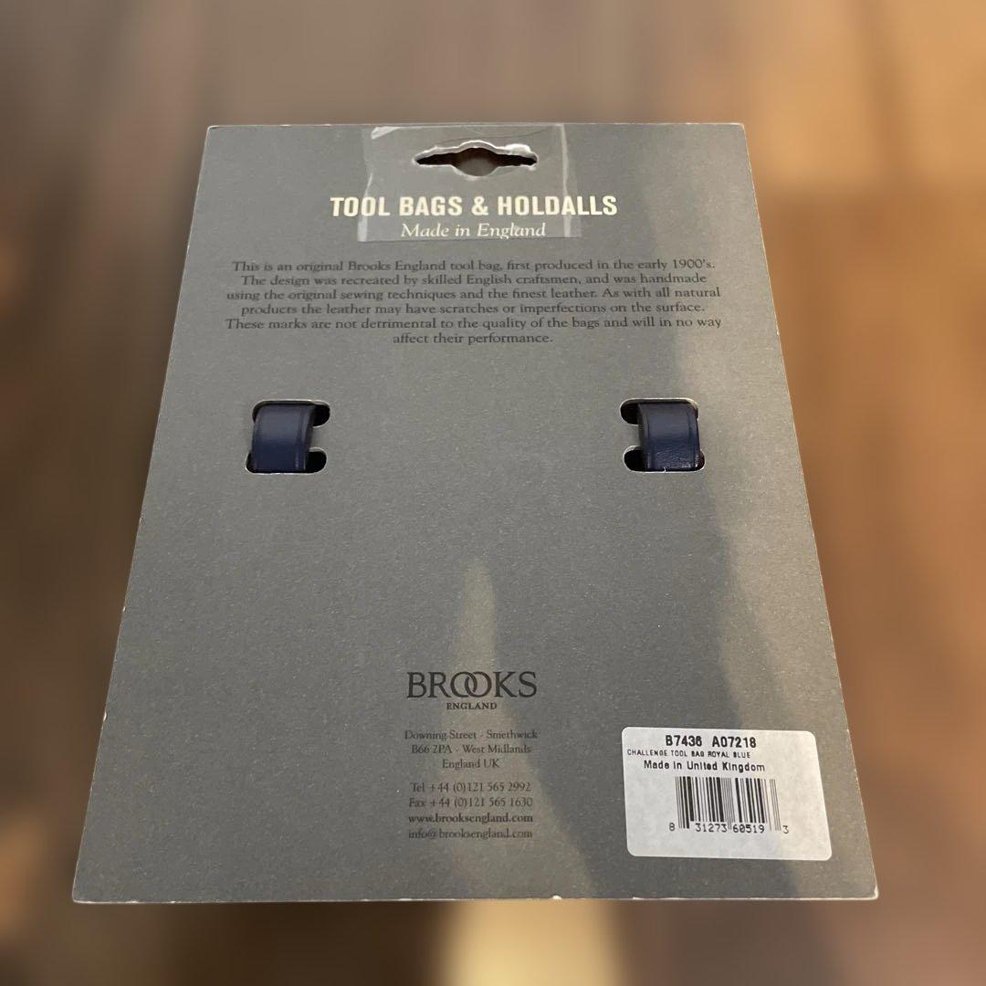本日まで　未使用　BROOKS ツールバッグ ネイビー