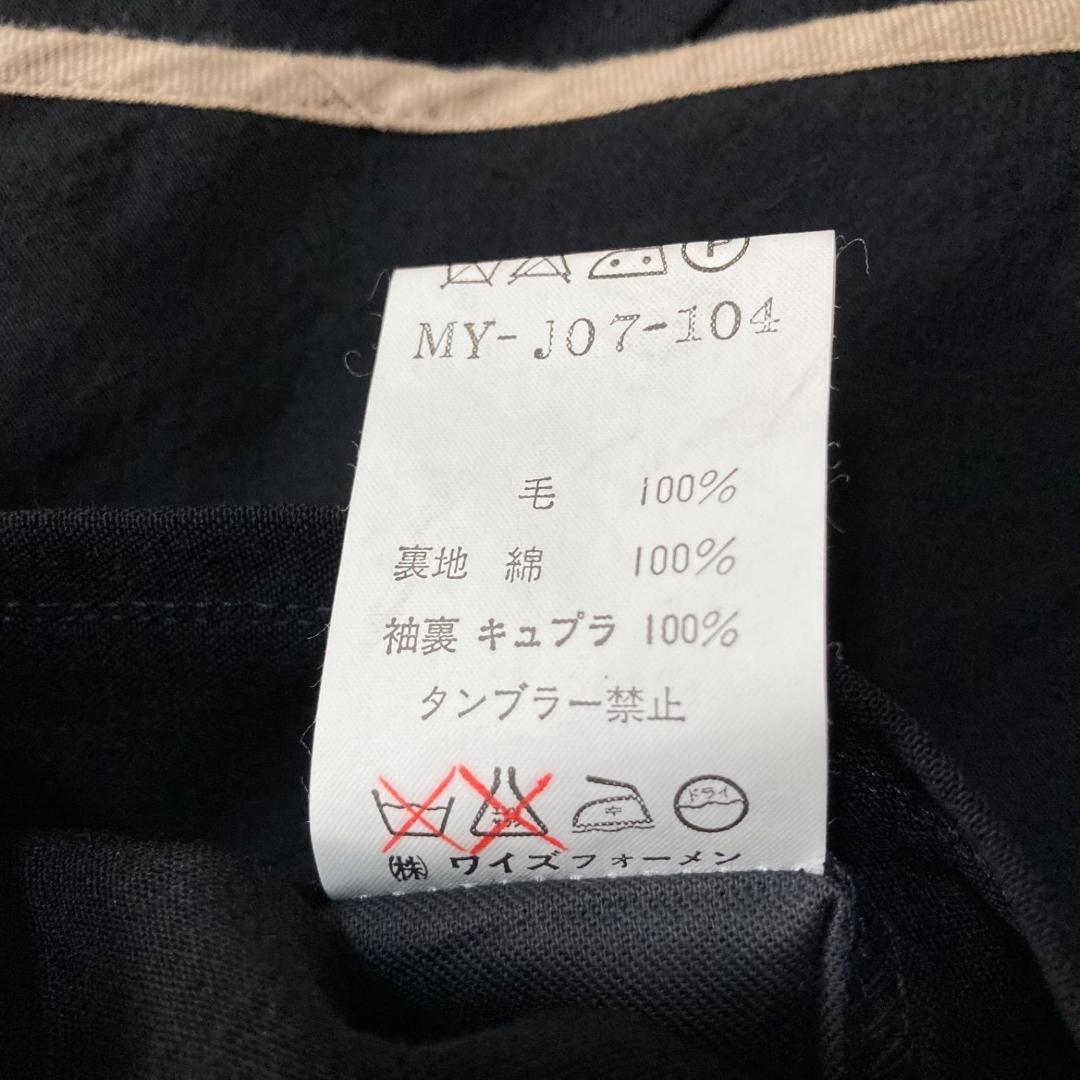 16046✨美品✨ワイズフォーメン ジャケット 茶タグ 黒 ブラック M