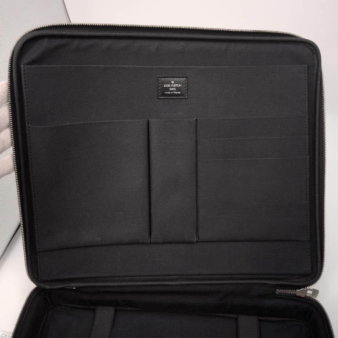 良品✨ルイヴィトン ビジネスバッグ タイガ レザー グレー HC