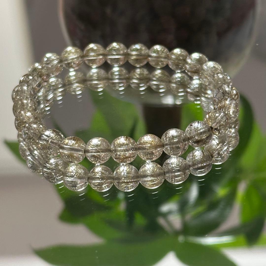 【一点物】最上級レベル シルバールチル 7mm 透明度高 針ミチミチ