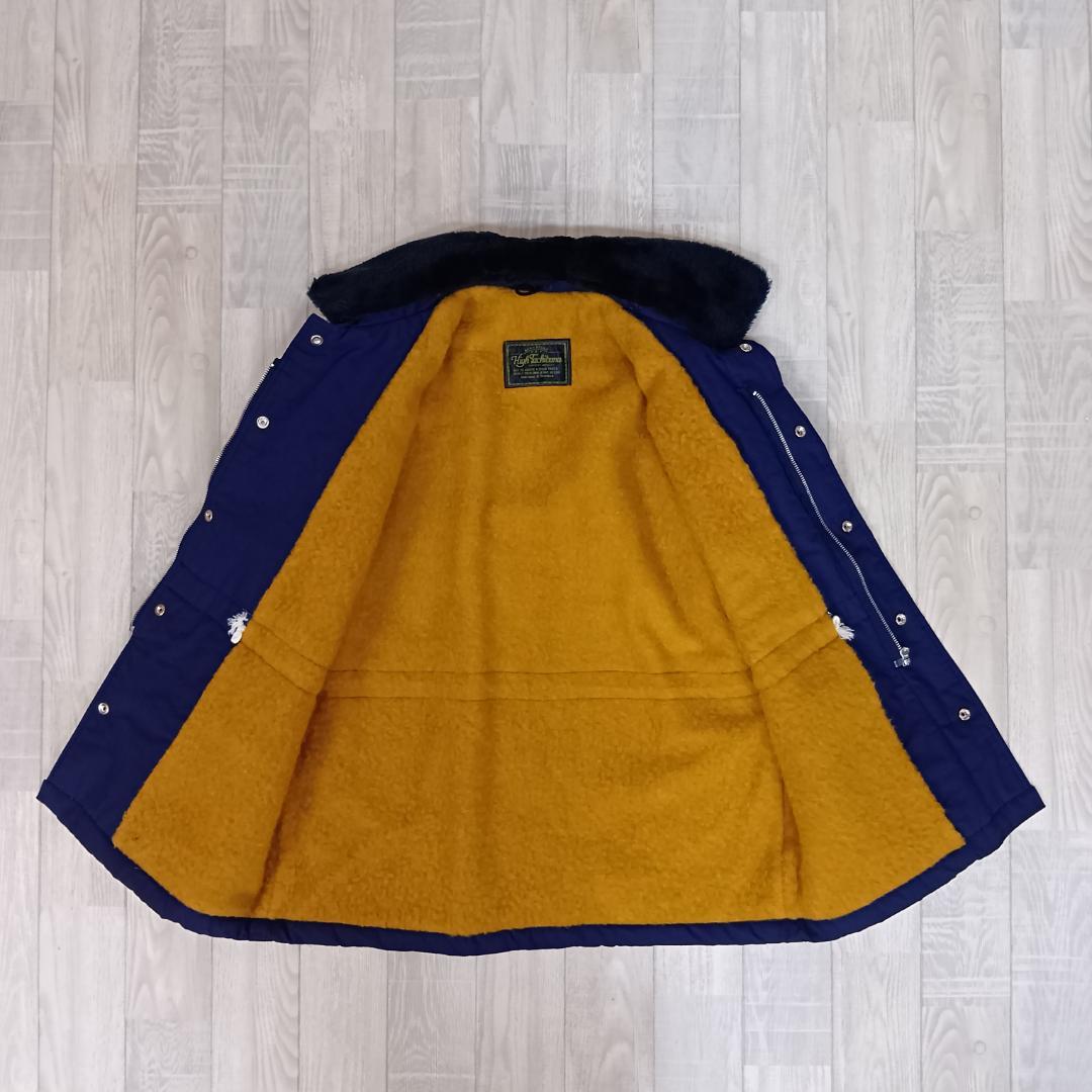 ハイ タチバナ/橘被服/カストロコート/セットアップ/衿ボア付き/裏地ボア防寒性