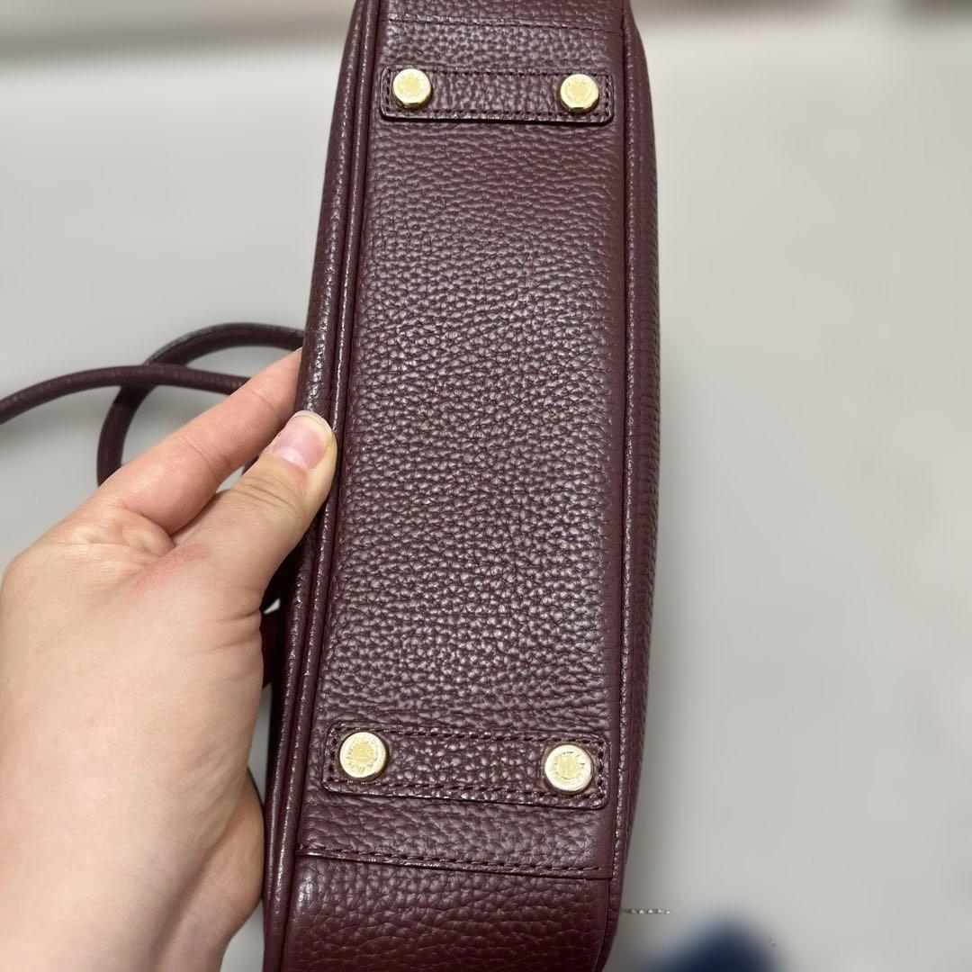 ADMJハンドバッグ 日本製　牛革