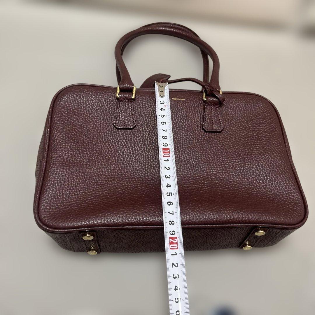 ADMJハンドバッグ 日本製　牛革