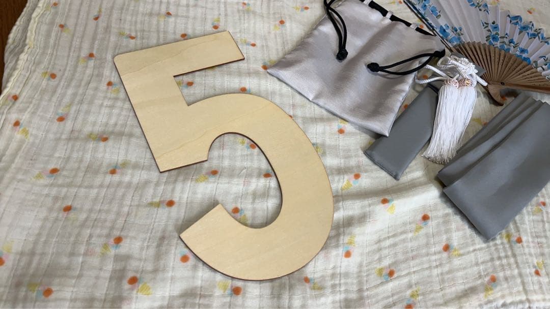 即日発送可＊七五三 5歳 フルセット グレー かぷり 男の子