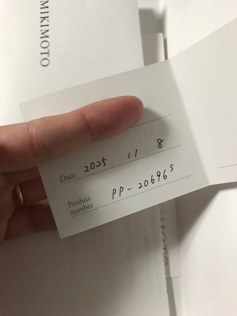 MIKIMOTO ミキモト Vコード ネックレス