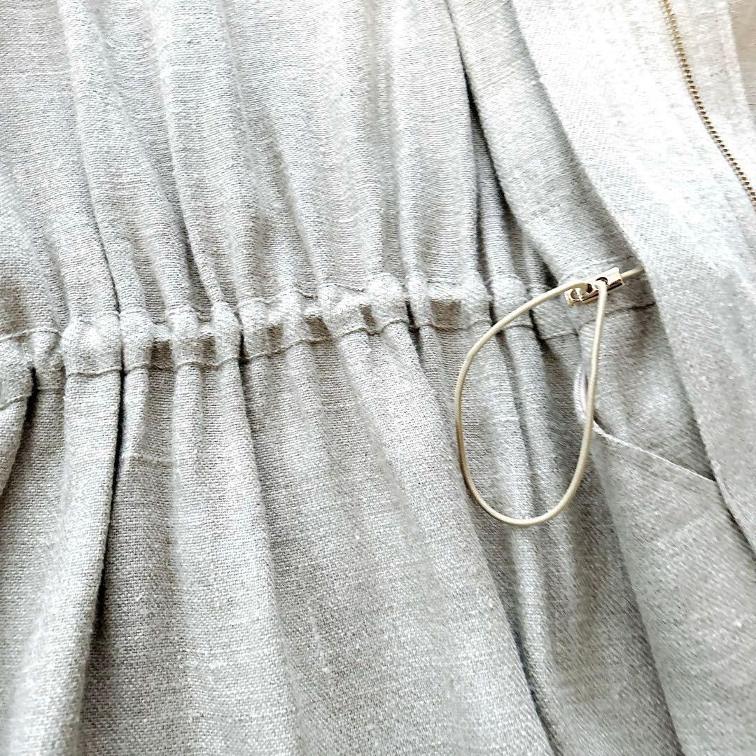 24年モデル✨カレンソロジー　セミウェットリネンツイルブルゾン 定価6.5万円