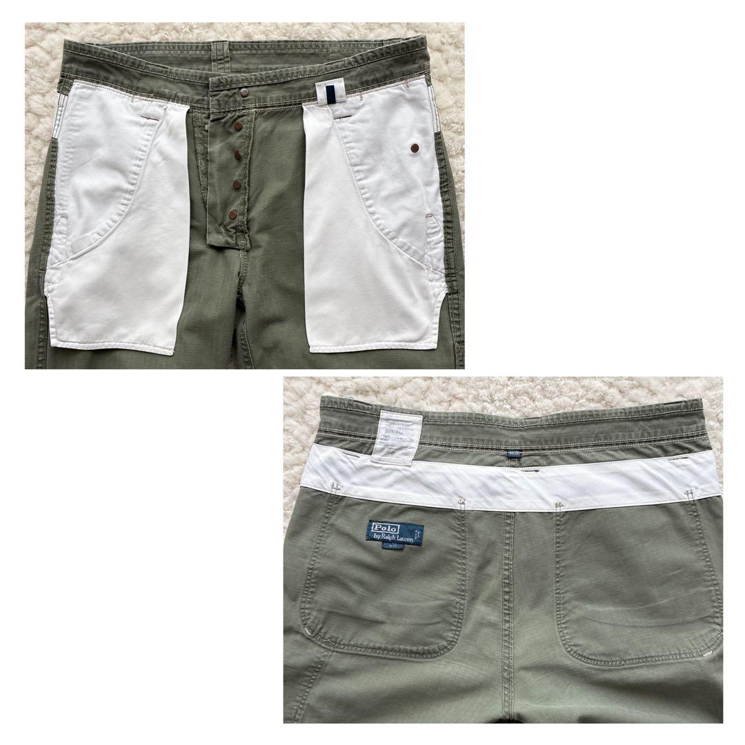 美品 P41ヘリンボーンミリタリーパンツ31×30 ポロラルフローレン POLO