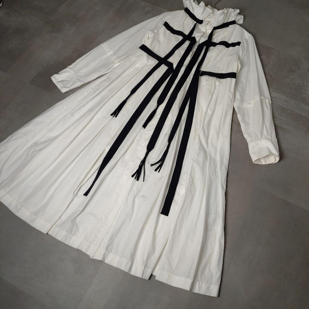 TSUMORICHISATO　ツモリチサト　デザインシャツワンピース　ホワイトM