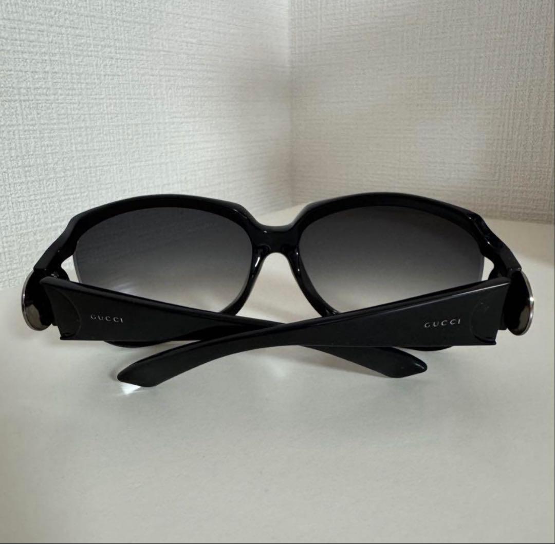 GUCCI サングラス ブラック サイドロゴ ユニセックス 美品