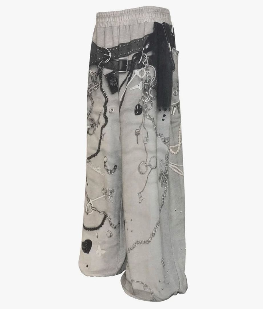 THEREDTHREAD S PRINT SWEAT2 TOYS グレー