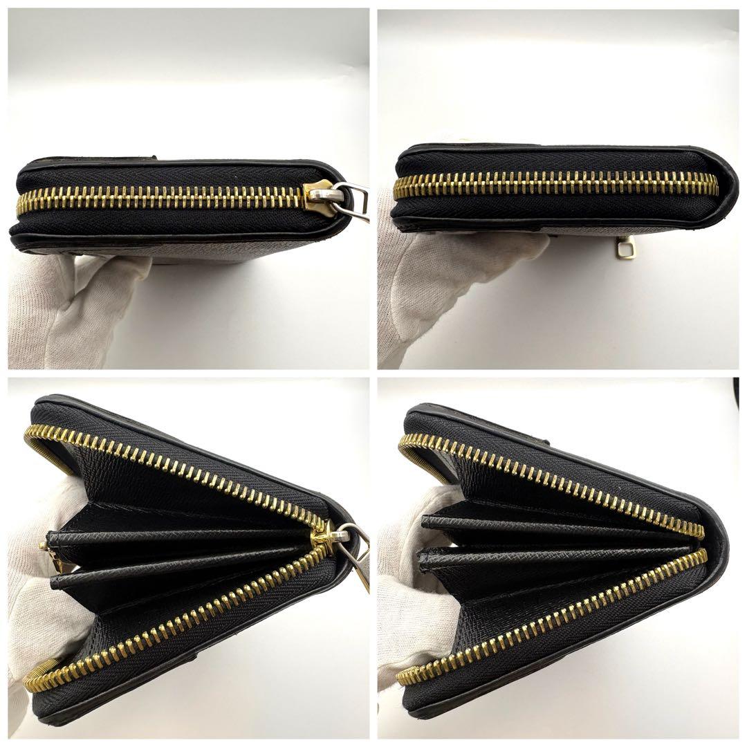【新型】ルイヴィトン モノグラム ジッピーウォレット レティーロ ブラック