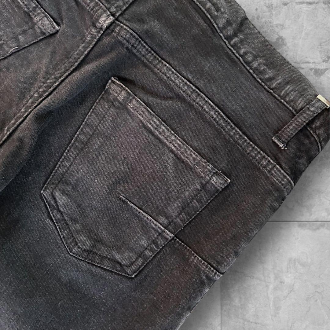 ディオールオム スリムストレート ブラックウォッシュ デニム 29インチ